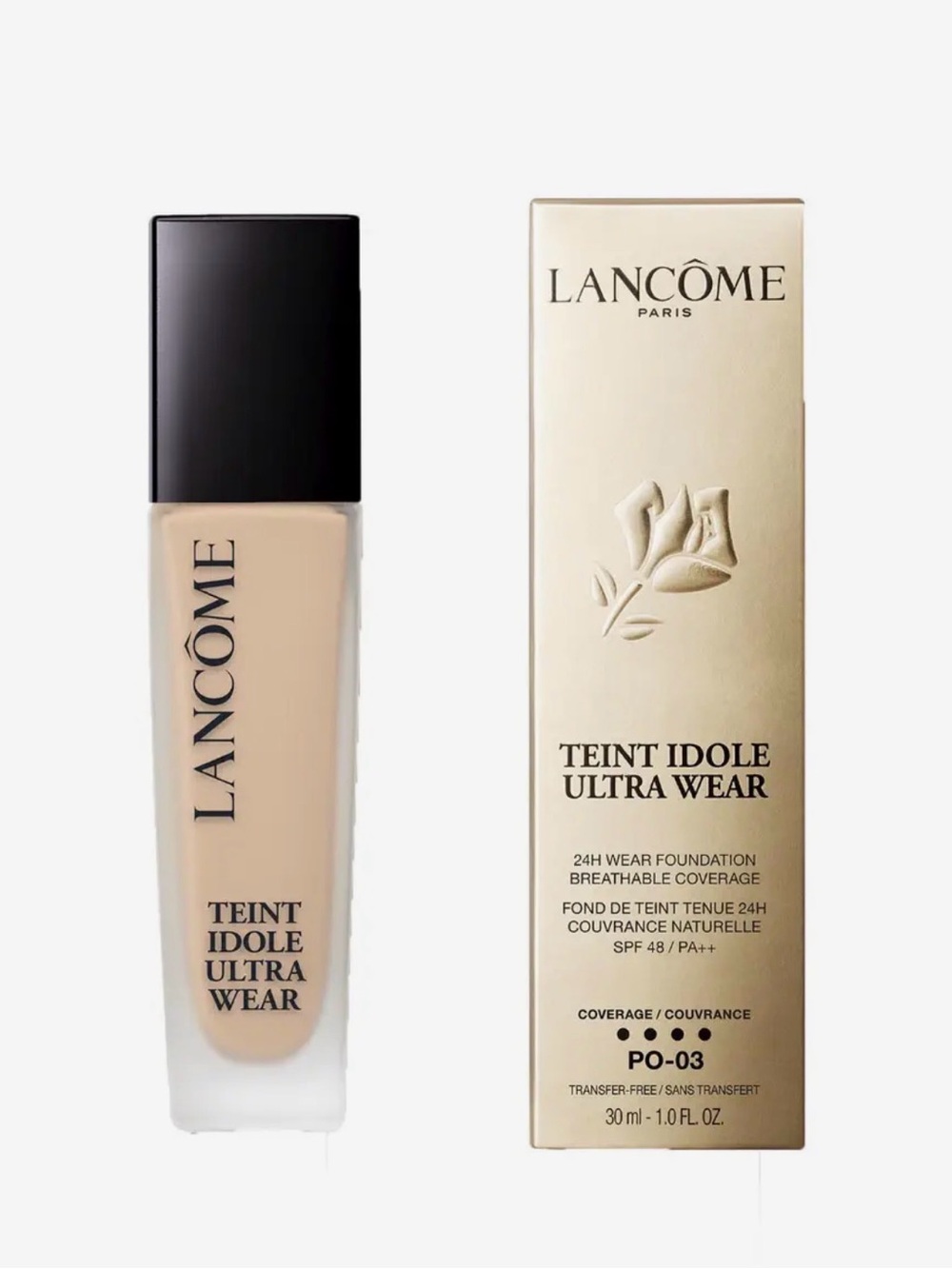 Lancôme Teint Idole Ultra Wear Foundation PO-03 SPF 48 1 fl oz BNIB